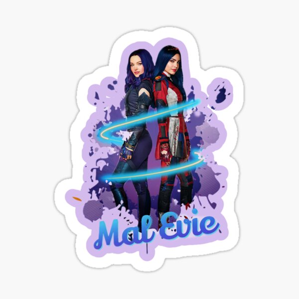Vista previa del artículo con la obra «Mal y Evie por siempre - Descendientes 3», diseñado y vendido por Arte Enchanted.