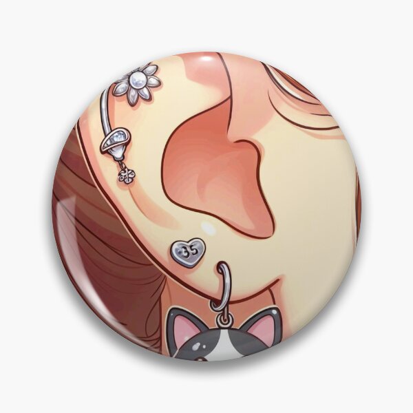 Item preview, Cat cartilage earring designed and sold by Thedigital91.