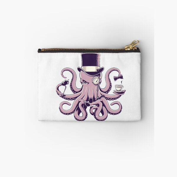 Artikelvorschau, Gentleman Octopus - Anspruchsvolles Meeresleben-T-Shirt entworfen und verkauft von FarBeyound.