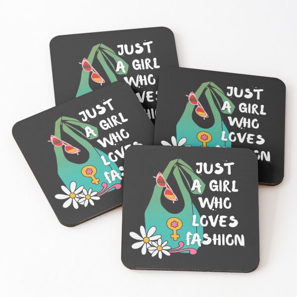 Artikelvorschau, Nur ein Mädchen, das Mode liebt - Fashionista - Geschenke für Modeliebhaber entworfen und verkauft von The Red Nox.