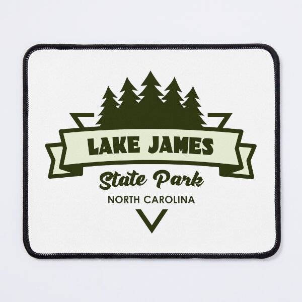 Item preview, Lake James State Park North Carolina Trees And Ribbon designed and sold by bivenart.