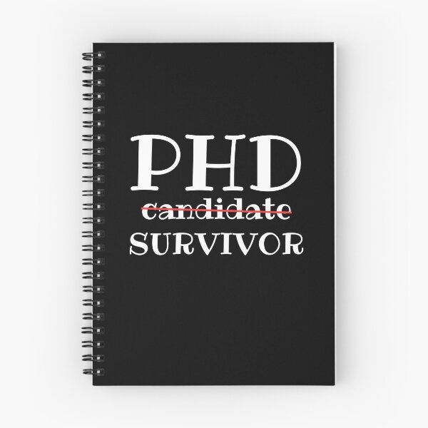 Item preview, Phd survivor, PhD Graduation Gift designed and sold by TeeToop1.