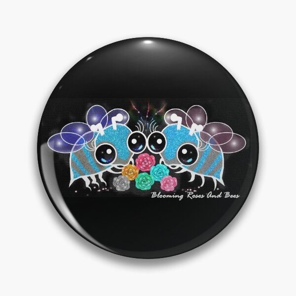 Item preview, Blooming Roses and Blue bees  designed and sold by Shirley cute art .