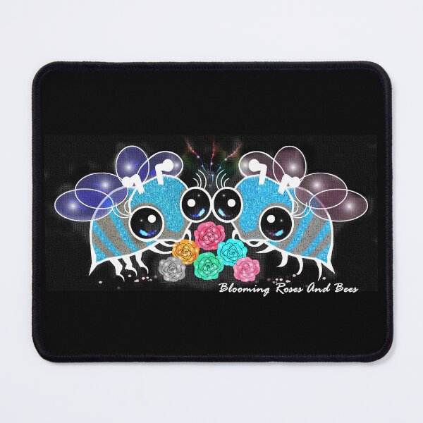 Item preview, Blooming Roses and Blue bees designed and sold by Shirley cute art .