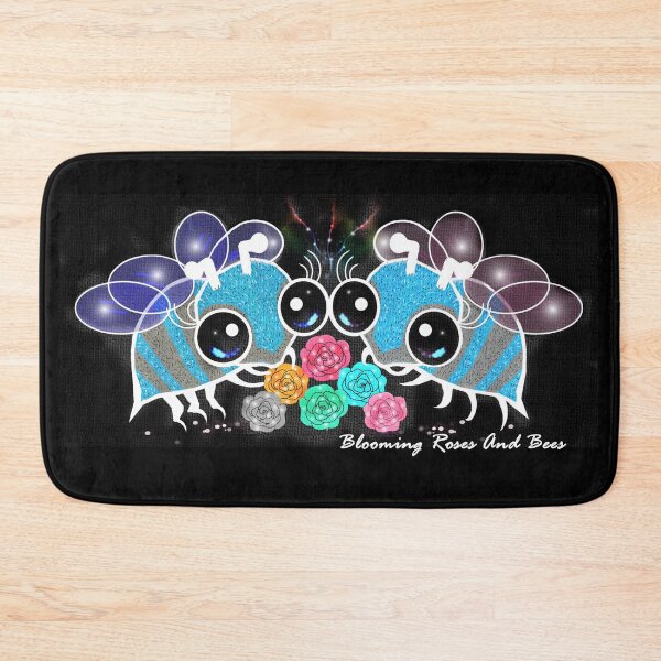 Item preview, Blooming Roses and Blue bees  designed and sold by Shirley cute art .