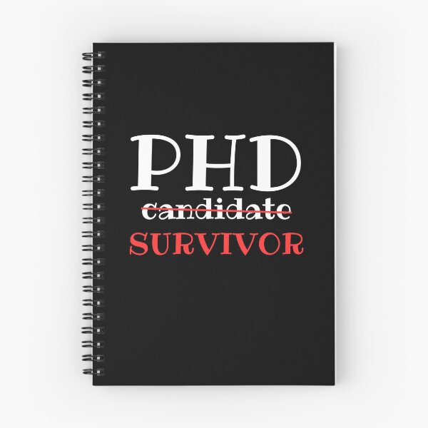 Item preview, Phd survivor, PhD Graduation Gift designed and sold by TeeToop1.