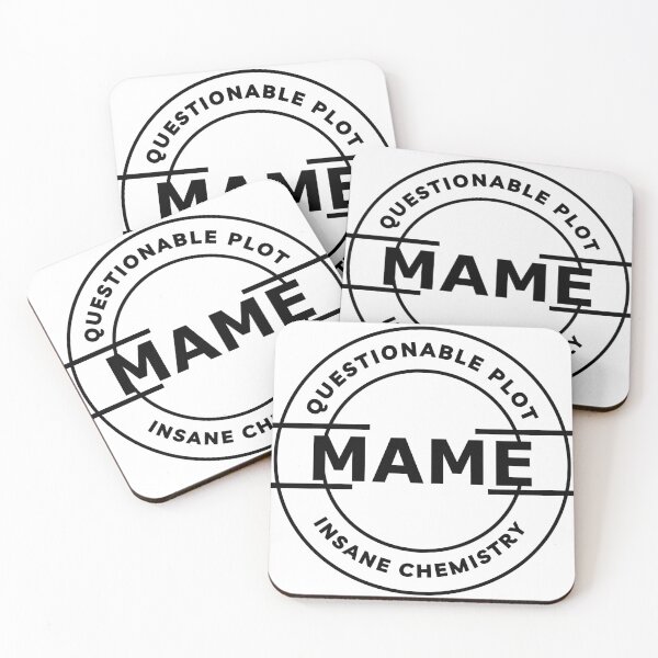 Item preview, Mame: Questionable plot, insane chemistry designed and sold by meldshaw.
