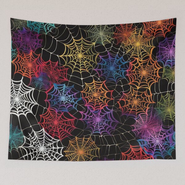 Item preview, Abstract Colorful Spiderweb Pattern designed and sold by calibrit.