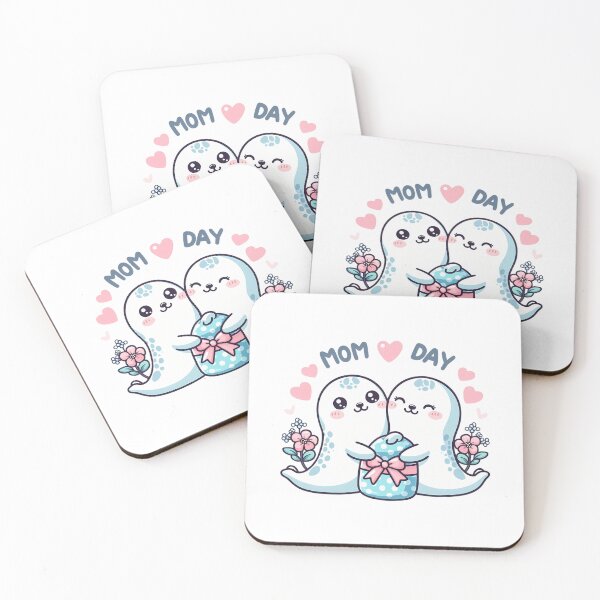 Item preview, Funny Seal and Happy Mom Day, Funny Gift For Mothers Day designed and sold by ArtByKatti.