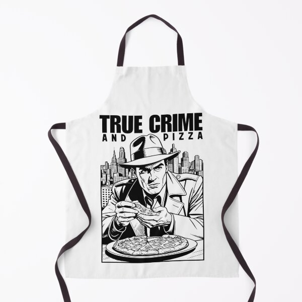 Item preview, True Crime And Pizza Podcast Host Funny Vintage Podcaster designed and sold by GrandeDuc.