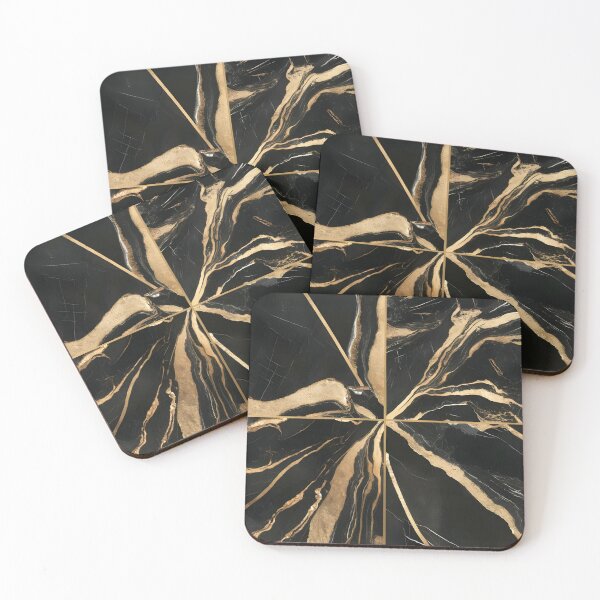 Item preview, Gold Black Marble designed and sold by WANBASTEN.