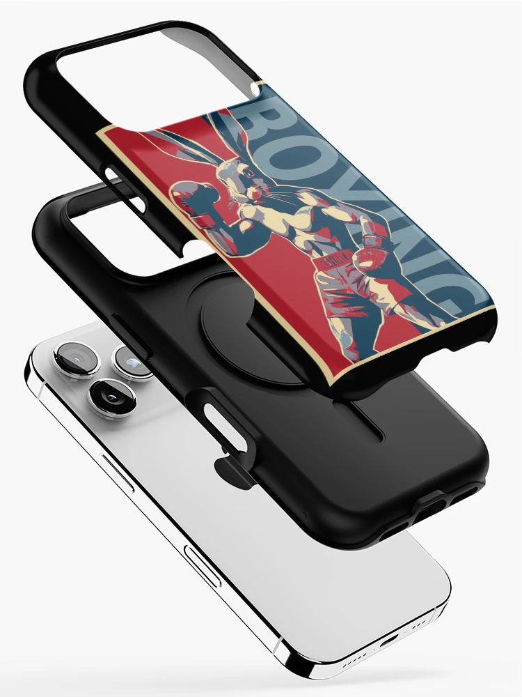 Thumbnail 2 of 4, iPhone Case, Strong Boxing Rabbit HOPE designed and sold by TrueArtsStore.