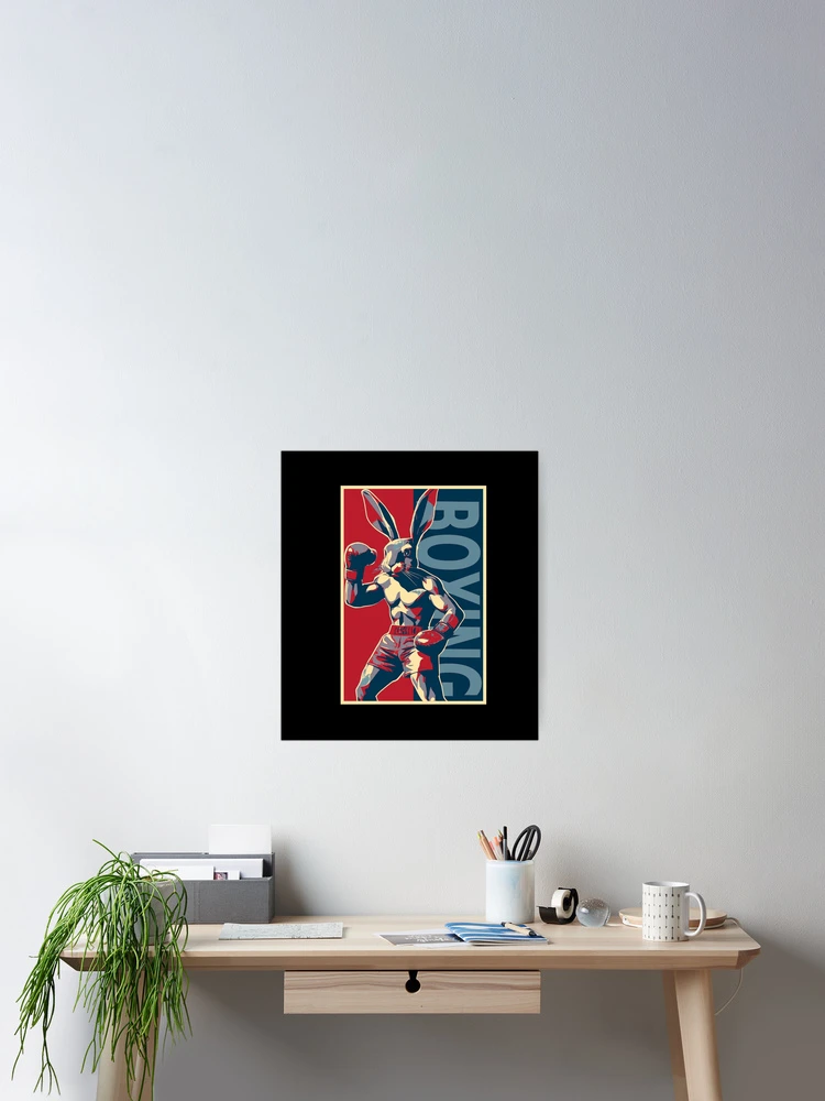 Thumbnail 2 of 3, Poster, Strong Boxing Rabbit HOPE designed and sold by TrueArtsStore.