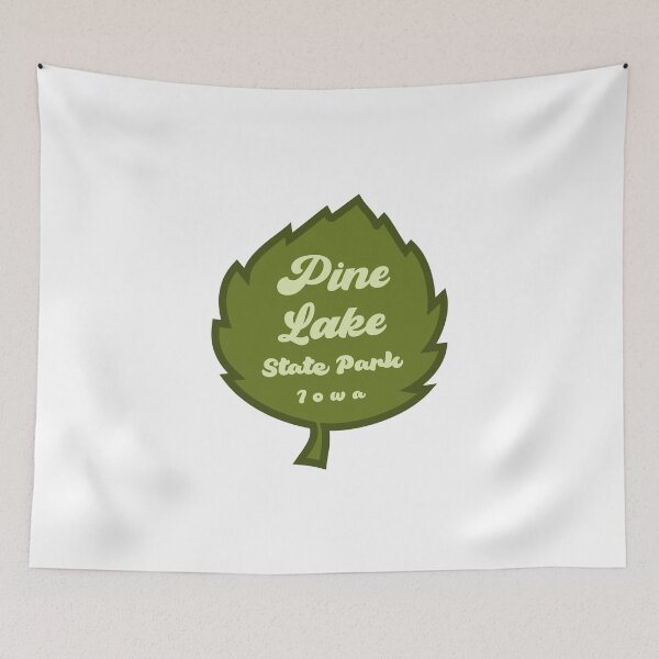 Item preview, Pine Lake State Park Iowa Leaf designed and sold by bivenart.