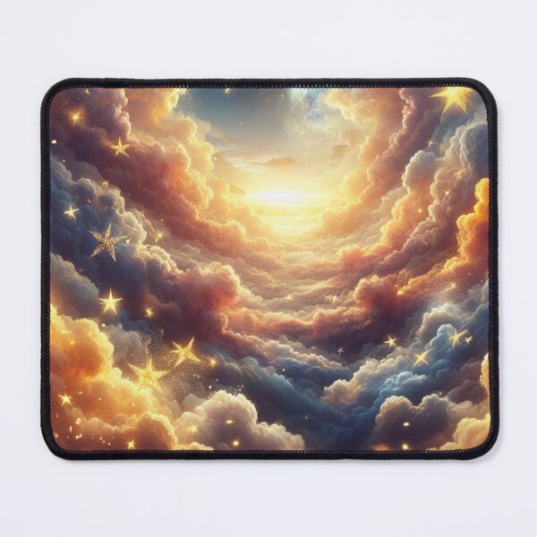 Item preview,  A Sky  With Cotton Candy Clouds And Shining Stars designed and sold by DeeCeeFashion.