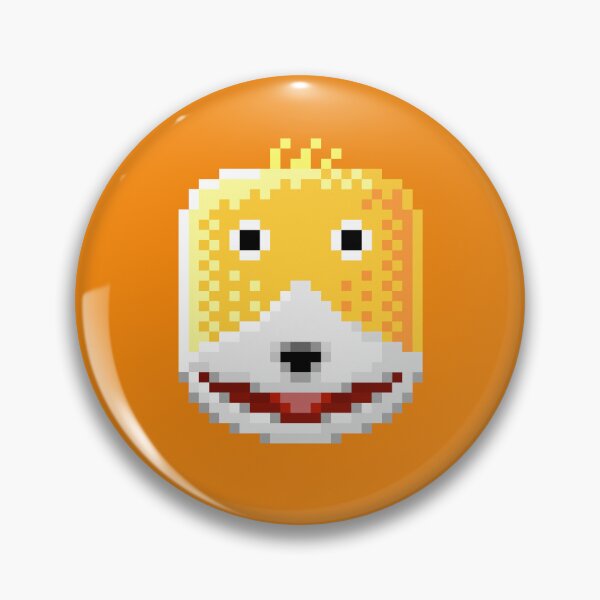 Item preview, Flat Yellow Puppet Character 8-Bit Pixel Art designed and sold by 8bitpoet.