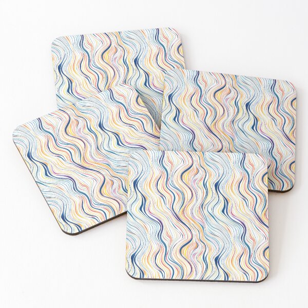 Item preview, Summer colorful lines designed and sold by MidArtForge.