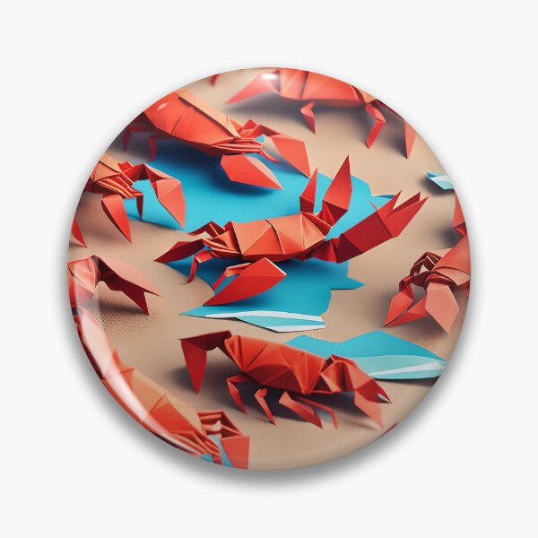 Item preview, Origami Art - Beachside Bounty: Lobsters by the Shore designed and sold by ArtfulFolds.