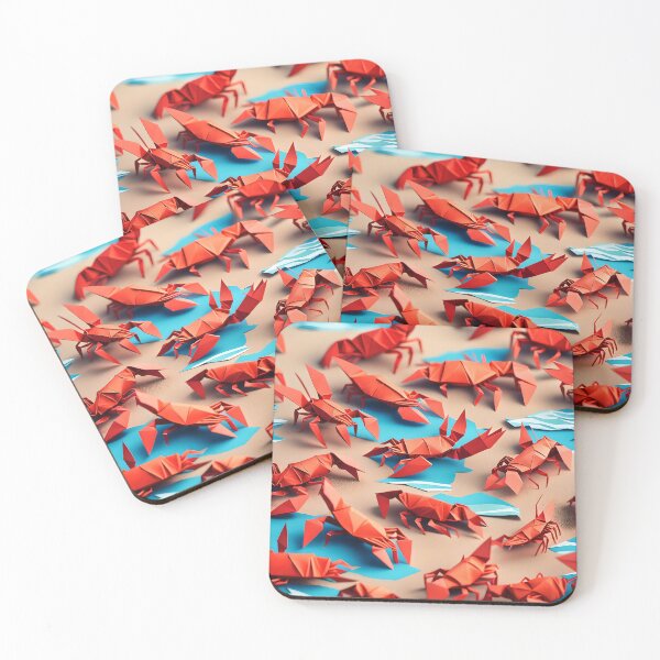 Item preview, Origami Art - Beachside Bounty: Lobsters by the Shore designed and sold by ArtfulFolds.