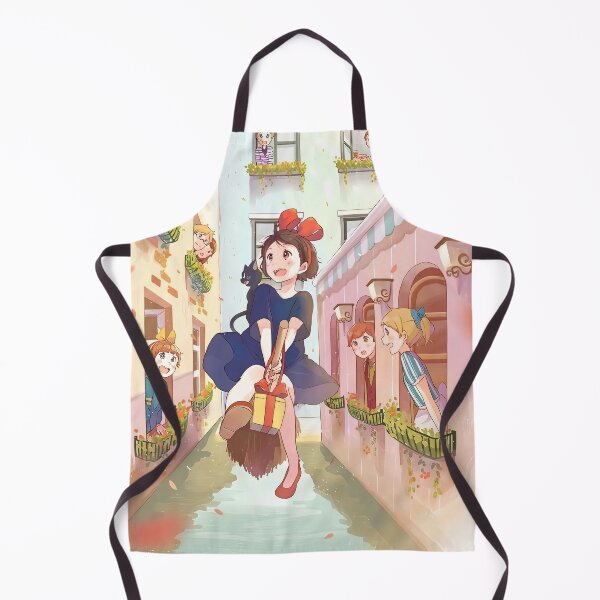 Item preview, kawaii & Cute art girl kiki's go -%[ghiblis]%- flying away japan film designed and sold by Isa00j.