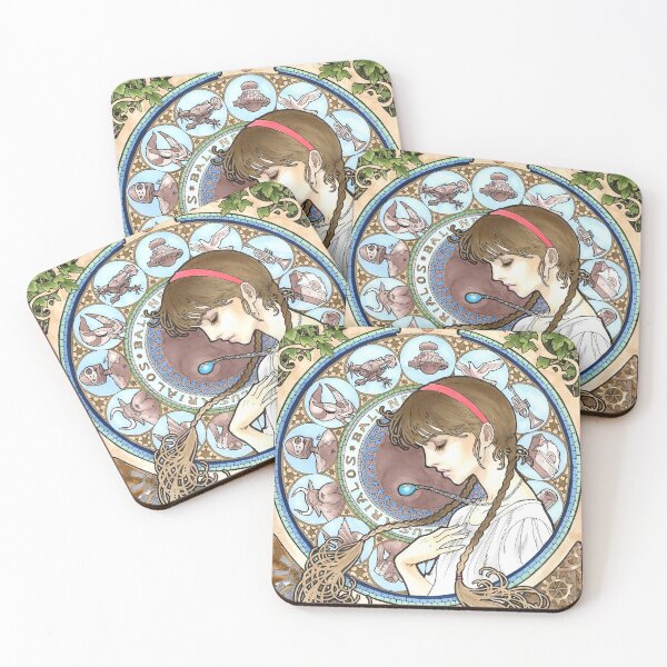 Item preview, cool kawaii & Cute art girl go -%[ghiblis]%- flying away japan film designed and sold by Isa00j.