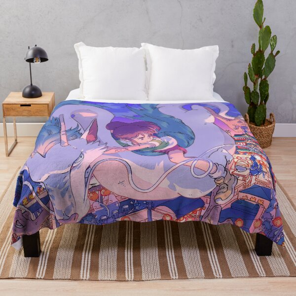 Item preview, kawaii & Cute art girl go -%[ghiblis]%- flying away japan film designed and sold by Isa00j.