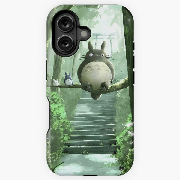Vista previa del artículo con la obra «Kawaii y lindo monstruo artístico colgando -%[ghiblis]%- película japonesa volando», diseñado y vendido por Isa00j.