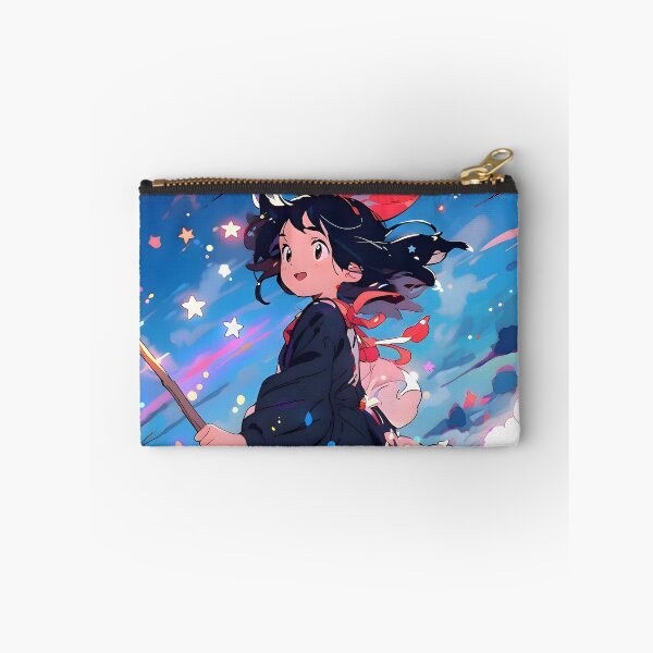 Item preview, kawaii & Cute art girl shoping -%[ghiblis]%- flying away anime film designed and sold by Isa00j.