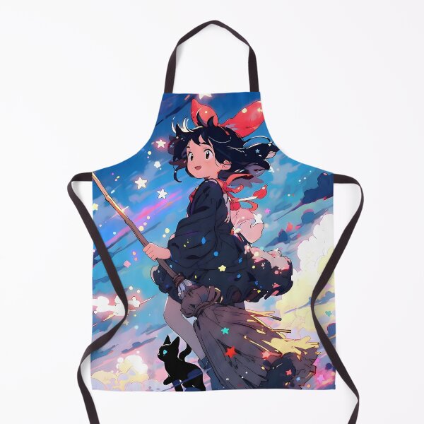 Item preview, kawaii & Cute art girl shoping -%[ghiblis]%- flying away anime film designed and sold by Isa00j.