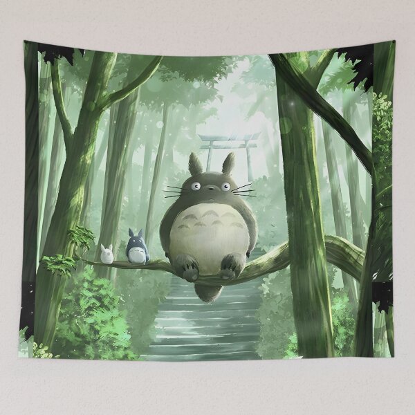 Item preview, kawaii & Cute art monster hanging -%[ghiblis]%- flying away japan film designed and sold by Isa00j.