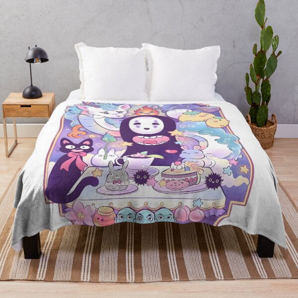 Item preview, kawaii & Cute art monster party -%[ghiblis]%- flying away anime film designed and sold by Isa00j.