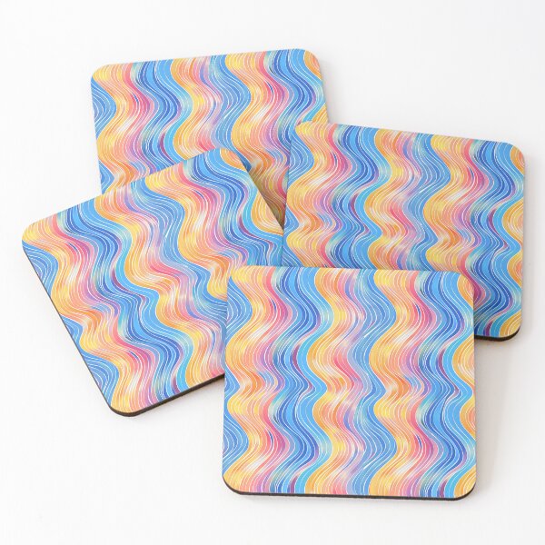 Item preview, Summer colorful lines designed and sold by MidArtForge.