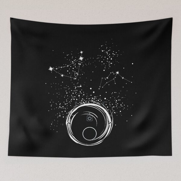 Item preview, Robot Vacuum Cleaner Space Stars designed and sold by MooonTees.
