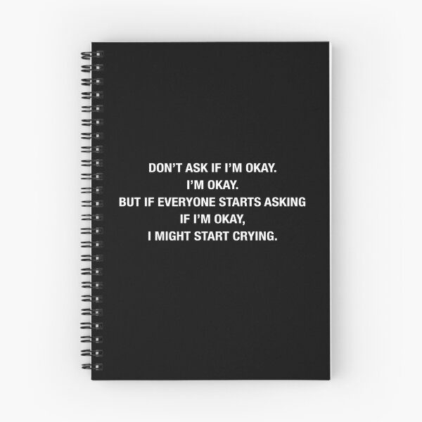 Item preview, Don't Ask If I'm Okay - SNL Skit Vintage designed and sold by leafsquare.