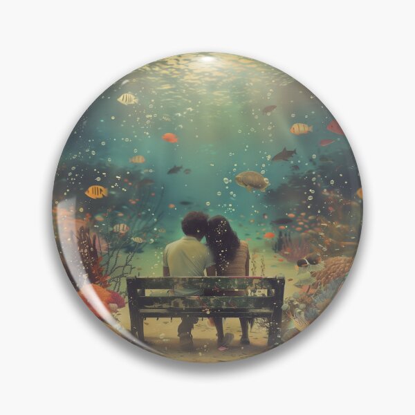 Item preview, Submerged Serenity: Underwater Love Bench Design designed and sold by LocalsOnly74.