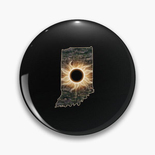 Artikelvorschau, Totale Sonnenfinsternis Indiana 2024 entworfen und verkauft von Micjr.