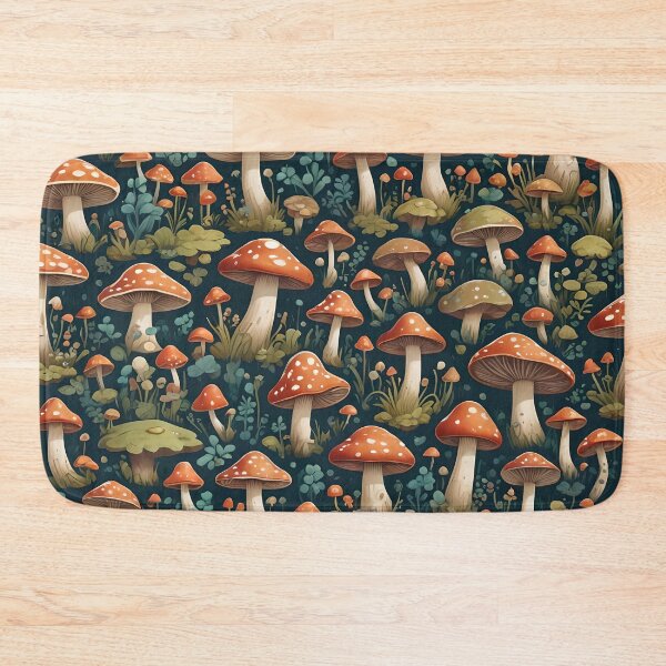 Item preview, Fabulous Fungus: Retro Mushroom Pattern designed and sold by Giftables.