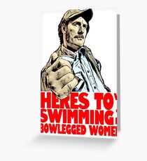 Quint- Jaws Greeting Card