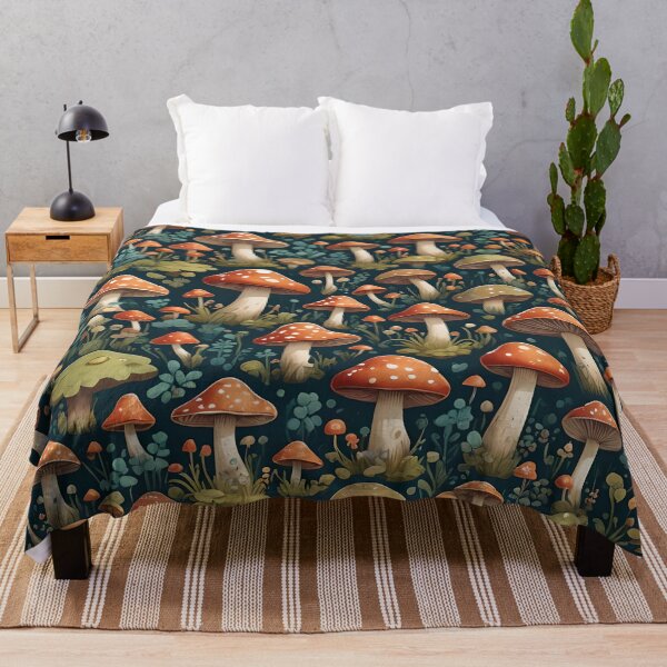 Item preview, Fabulous Fungus: Retro Mushroom Pattern designed and sold by Giftables.