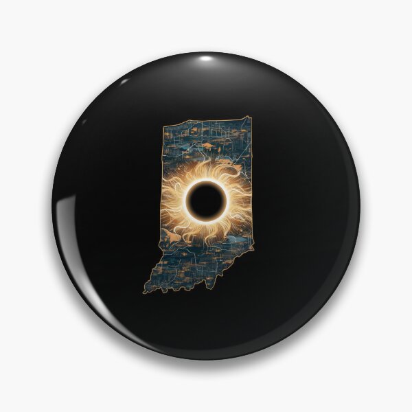 Item preview, Total Solar Eclipse Indiana 2024 designed and sold by Micjr.