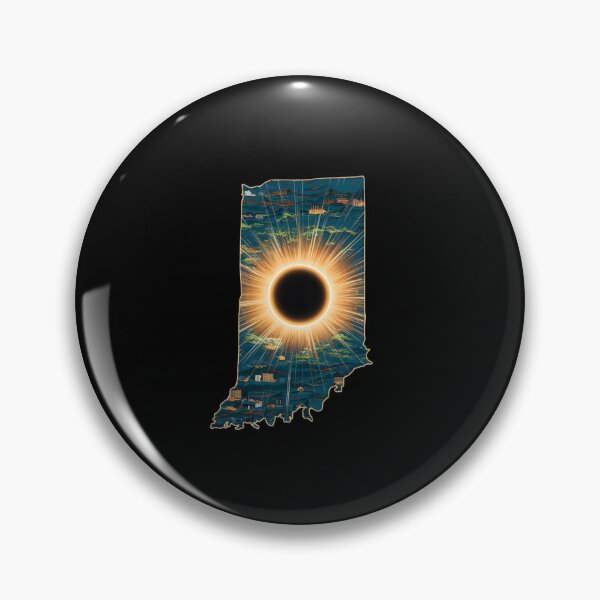 Artikelvorschau, Totale Sonnenfinsternis Indiana 2024 entworfen und verkauft von Micjr.
