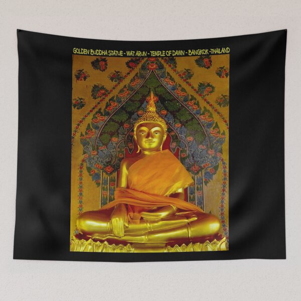Item preview, GOLDEN BUDDHA : Vintage Wat Arun Bangkok Print designed and sold by posterbobs.