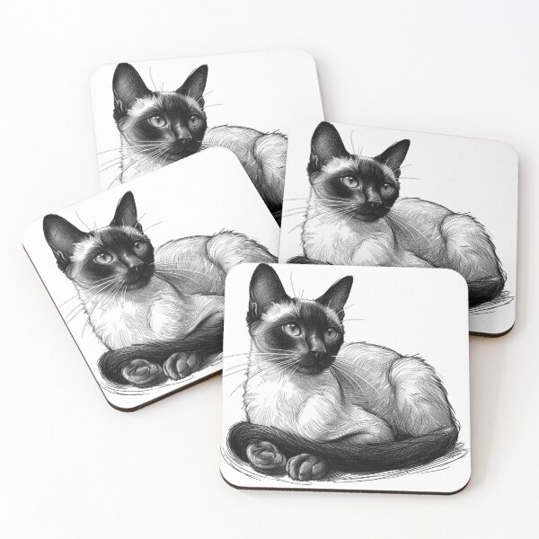 Item preview, Siamese Splendor: Elegant Companion for Cat Lovers designed and sold by FlowCreate.