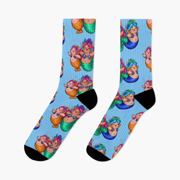 Item preview, Chubby Mermaids designed and sold by Art by Morgan Campillo.