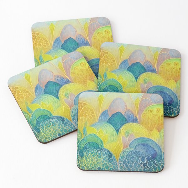 Item preview, Landscape drawn with crayons designed and sold by MagdaKlosArt.