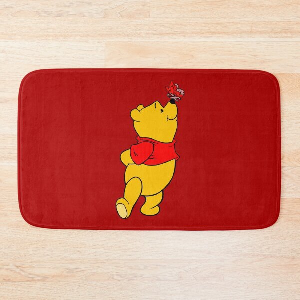 Item preview, Yellow Bear with Awareness Ribbon Butterfly (Red) designed and sold by Chronic Illness Awareness Shop.