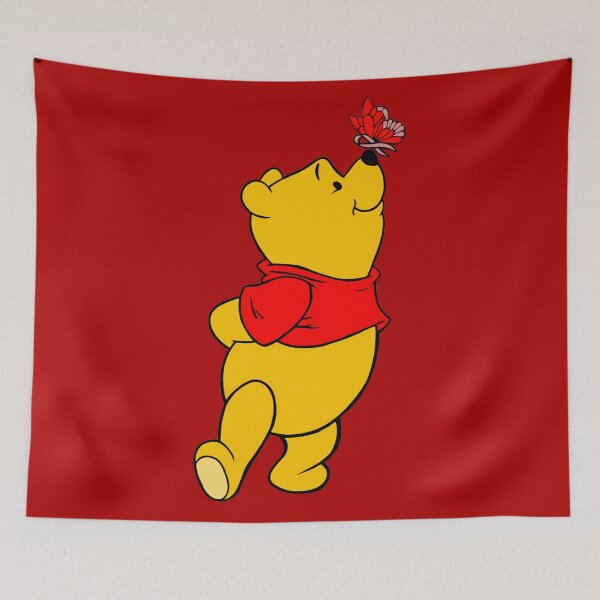 Item preview, Yellow Bear with Awareness Ribbon Butterfly (Red) designed and sold by CaitlynConnor.