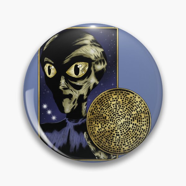 Item preview, 2002 Binary Disc Alien Crop Circle - No Text designed and sold by DogFoodFactory.