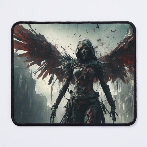 Item preview, Horror Art - Angel of Death with Mask designed and sold by Salimgor Hangaround Music.