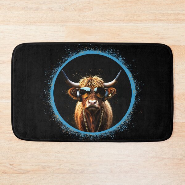 Item preview, Crazy Highland Cow 03 designed and sold by edgecreative.